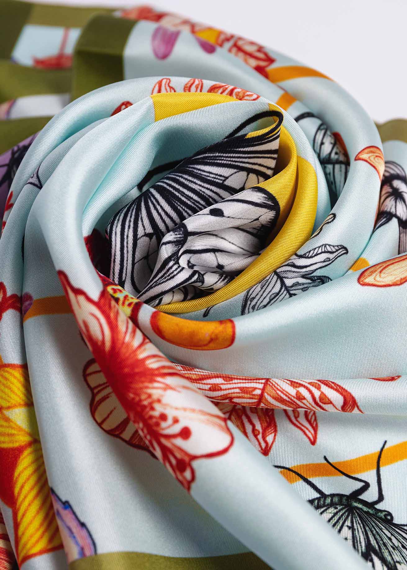 Foulard en 100 % soie naturelle - SOI002PVC