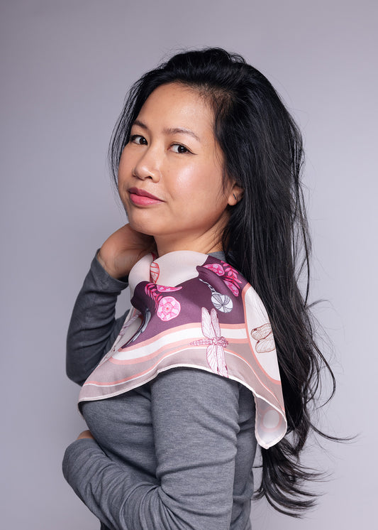 Foulard en satin - SAT003PG67