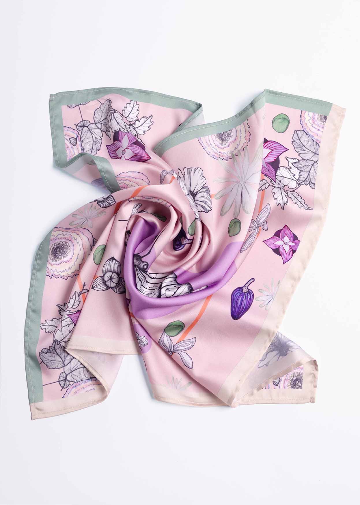 Foulard en satin - SAT001PR67