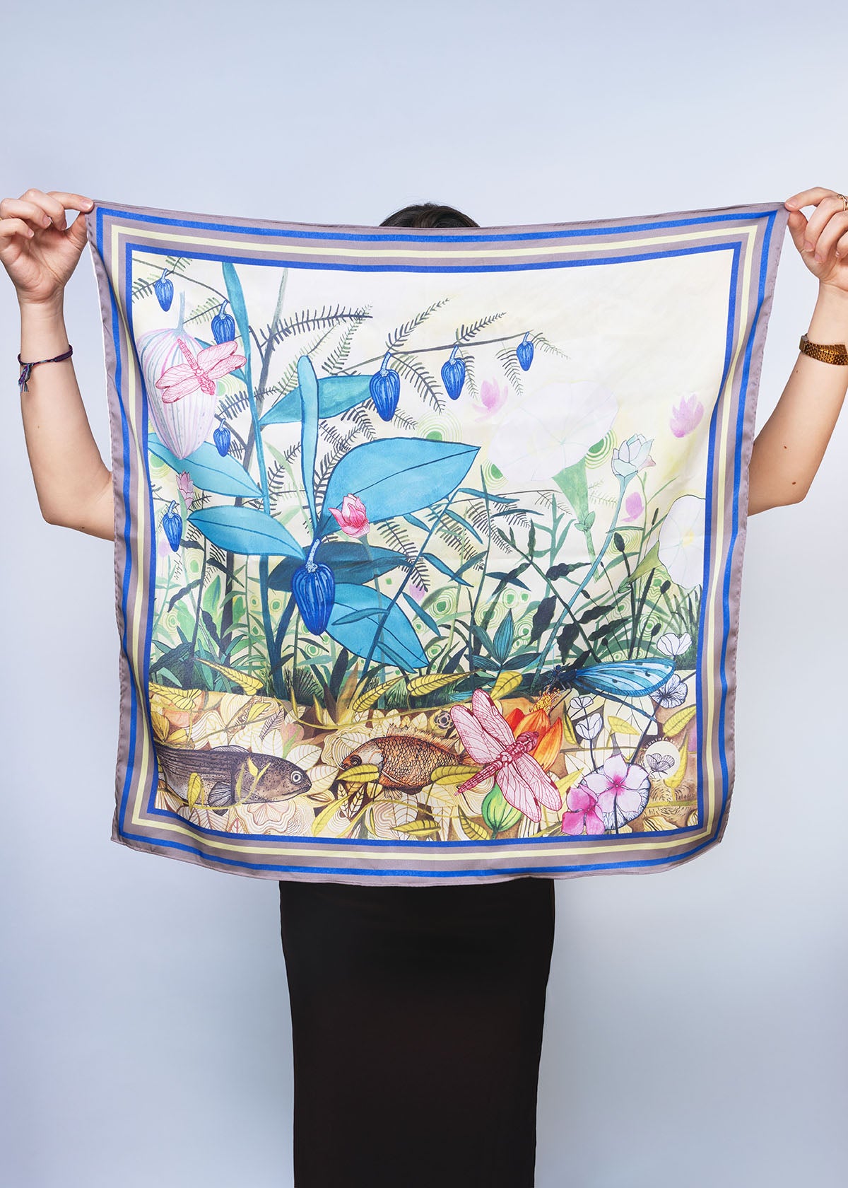 Foulard en satin - SAT011Lac67