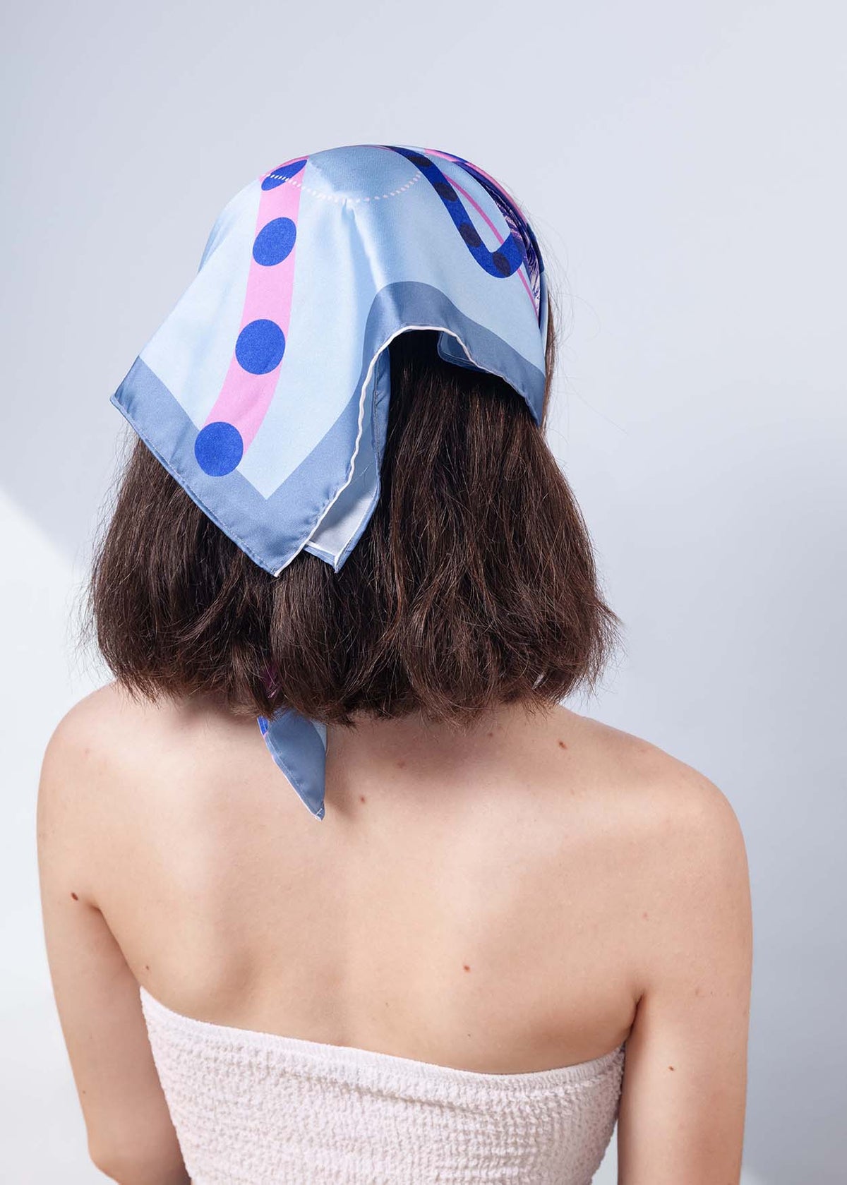 Foulard en satin - SAT010oiseau67