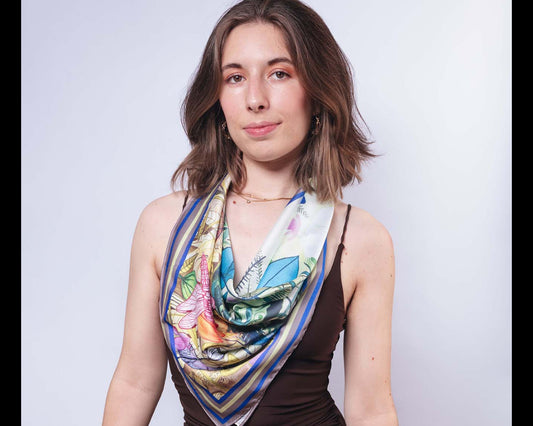 Foulard en satin - SAT011Lac67