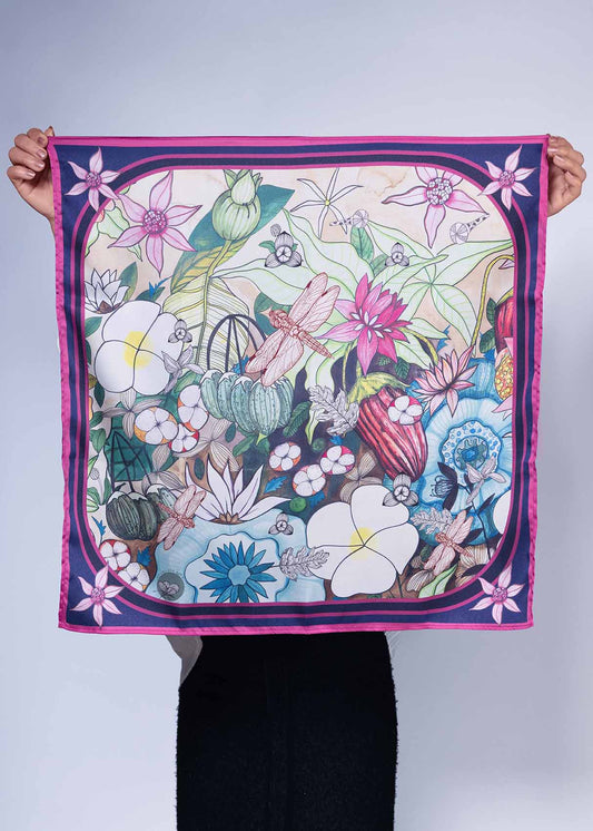 Foulard en satin - SAT004PExo67