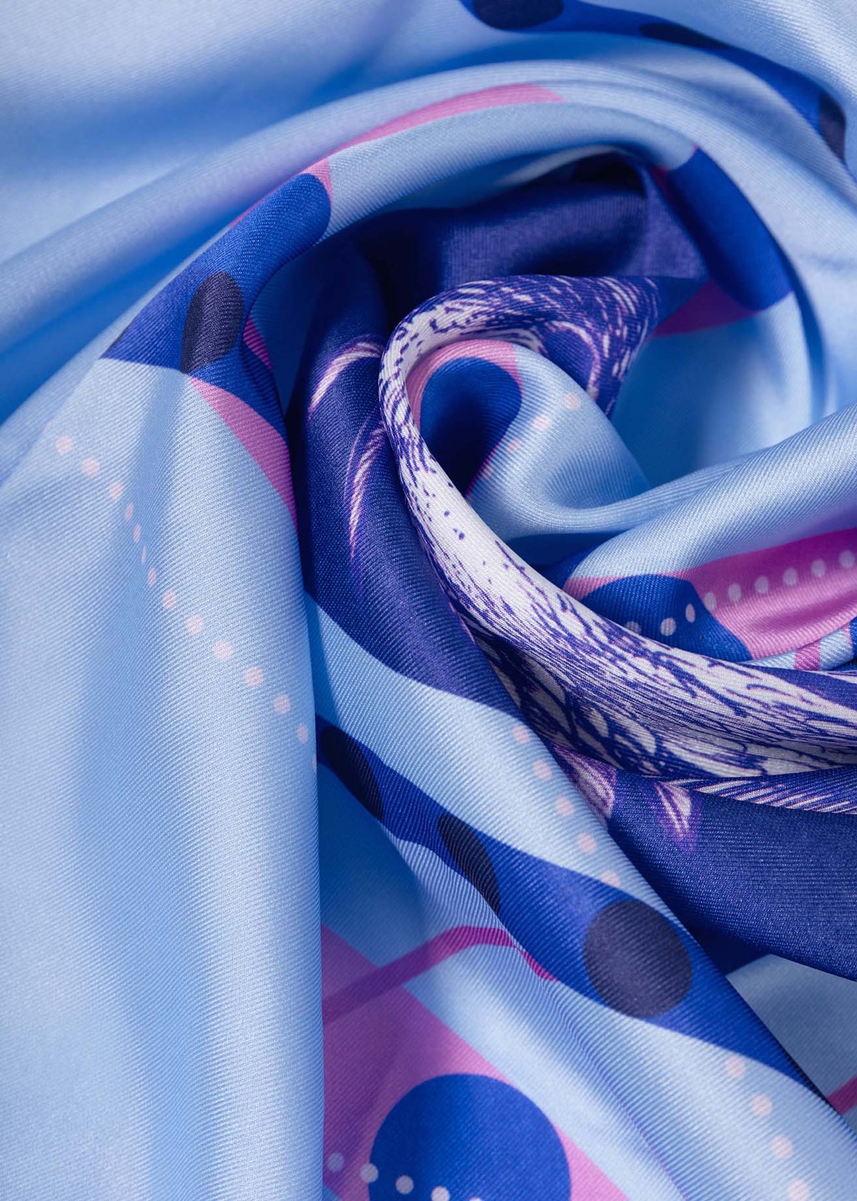 Foulard en satin - SAT010oiseau67