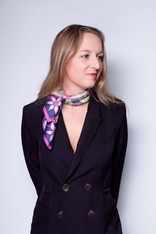 Foulard en satin - SAT004PExo67
