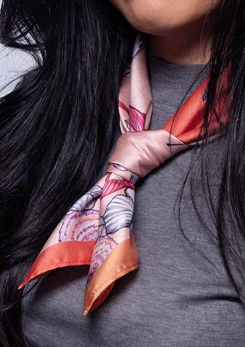 Foulard en satin - SAT002PO67